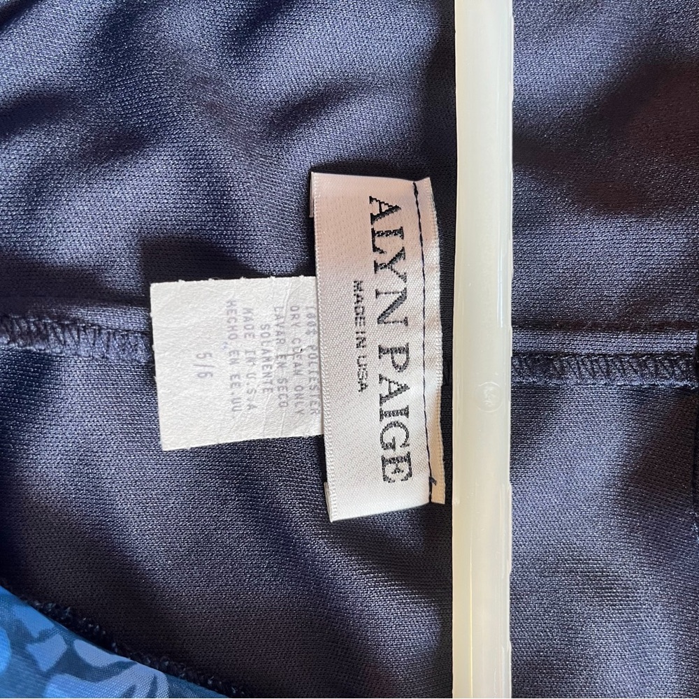 Alyn Paige vintage blue dress - Picture 5 of 7